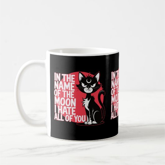 Mug Chats Grumpy Magique en colère Propriétaires Chat (Gauche)