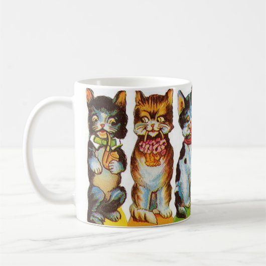 Mug chats heureux no 2 (Gauche)