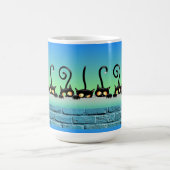 Mug Chats Idiots sur le Mur (Centre)