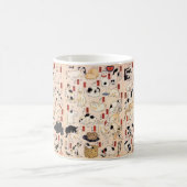 Mug Chats japonais vintages par Utagawa Kuniyoshi (Centre)