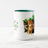 Mug Chats joyeux de la Saint-Patrick (Centre)