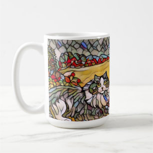 Mug Chats jumeaux en verre tendu belle