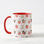 Mug Chats Kawaii & Fraises (Gauche)