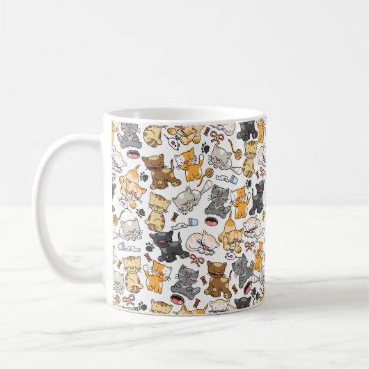 Mug Chats Kitty Joueurs (Gauche)