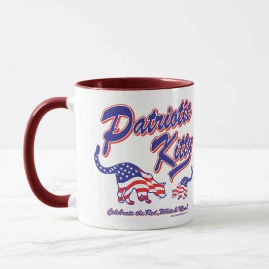 Mug Chats Kitty Patriotique (Gauche)