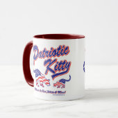 Mug Chats Kitty Patriotique (Devant gauche)