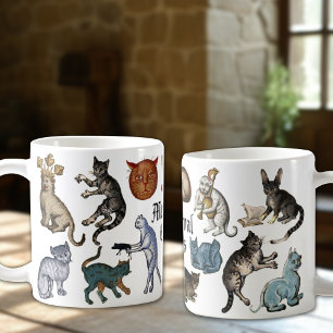 Mug Chats médiévaux étranges