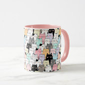 Mug Chats mignons (Devant droit)