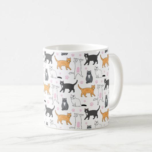 Mug Chats mignons (Devant droit)