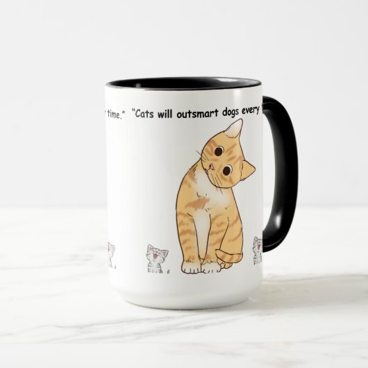 Mug chats mignons (Devant droit)