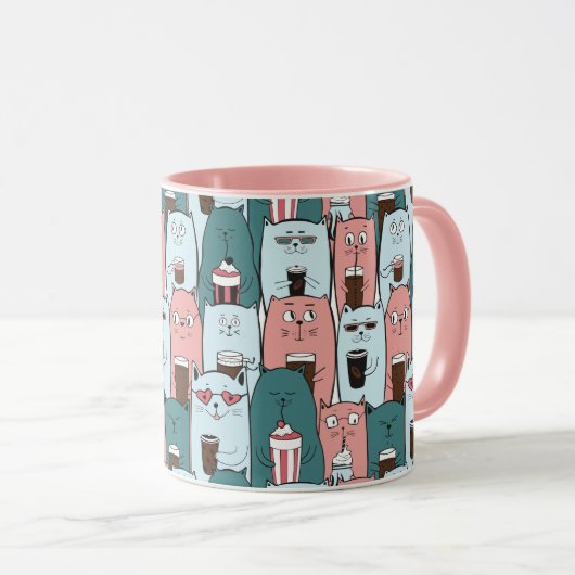 Mug Chats mignons (Devant droit)