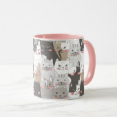 Mug Chats mignons (Devant droit)