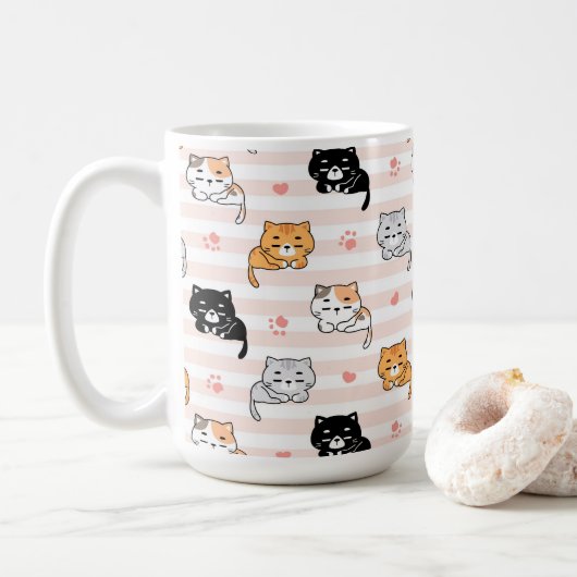 Mug Chats Mignons (Avec donut)