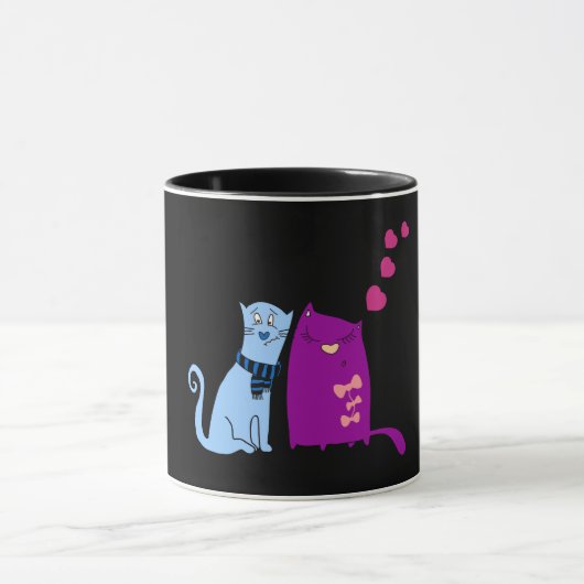 Mug Chats mignons adorent le design (Centre)