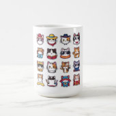 Mug Chats mignons avec lunettes (Centre)