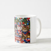 Mug Chats mignons de juillet (Devant droit)