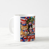 Mug Chats mignons de juillet (Devant gauche)
