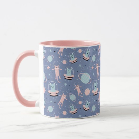 Mug Chats mignons de l'espace (Gauche)