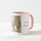 Mug Chats mignons de Noël (Devant droit)