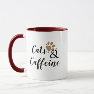 Mug chats mignons et caféine chien chat chat drôle mam