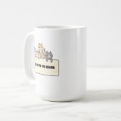 Mug Chats mignons Kawaii Drôle Design de chat mignon (Devant gauche)