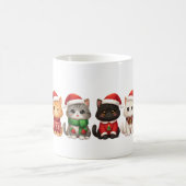Mug Chats mignons pour Noël - Design de chats pour les (Centre)