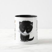 Mug Chats mignons Tabby orange Tabby gris smoking (Centre)