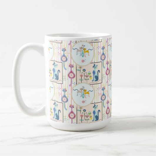 Mug Chats Mod Vol de Mur Friperie (Gauche)
