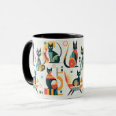 Mug Chats modernes du milieu du siècle (Devant gauche)