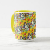 MUG CHATS N'FITZ, CUISINES, MICE, ANNIVERSAIRE AMUSANT (Devant gauche)