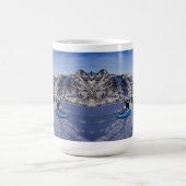 Mug Chats noirs à Santa Hats Snowboard Aventure (Centre)