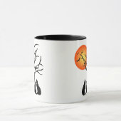 Mug Chats noirs au clair de lune (Centre)