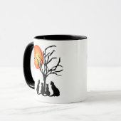 Mug Chats noirs au clair de lune (Devant gauche)