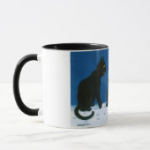 Mug Chats noirs dans la neige, Louis Wain (Gauche)