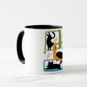 Mug Chats noirs du milieu du siècle (Devant gauche)