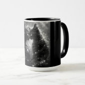 Mug Chats noirs magiques (Devant droit)