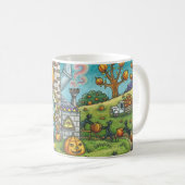 MUG CHATS NOIRS, PIE CITROUILLE DE TÉMOIN FACTORY CLAS (Devant droit)