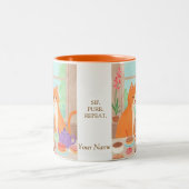 Mug Chats Orange & Thé (Centre)