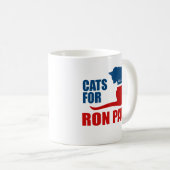 MUG CHATS POUR RON PAUL (Devant droit)