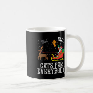 Mug Chats pour tout le monde Noël Chat drôle Xmas Femm