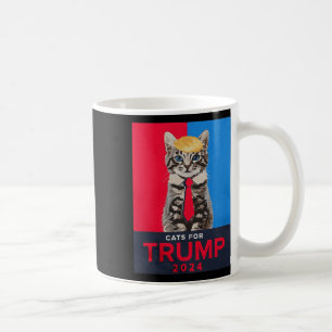 Mug Chats Pour Trump 2024 Drôle Tee Pour Vance Trump