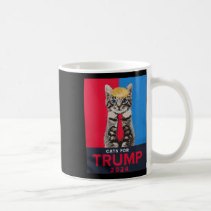 Mug Chats pour Trump 2024 T-shirt drôle pour Vance Tru