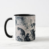 Mug Chats Snowball Combat, Louis Wain (Gauche)