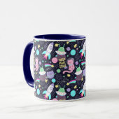 Mug Chats spatiaux mignons (Devant gauche)
