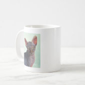 Mug Chats Sunitha de chat de sphinx de Sphynx (Devant gauche)