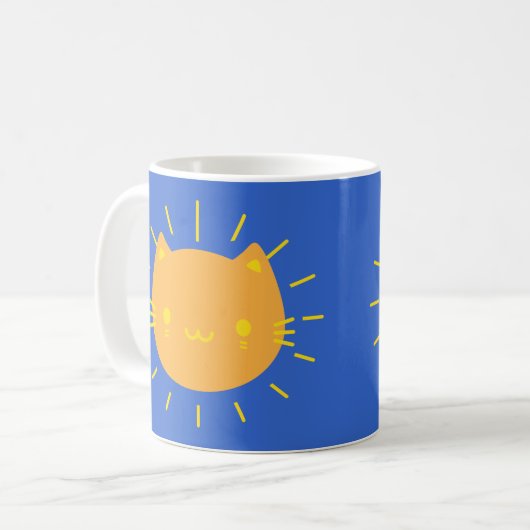 Mug Chats Sunshine Kawaii (Devant gauche)