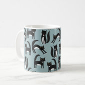 Mug Chats Tuxedo noirs et blancs (Devant gauche)