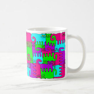 Mug Chats "vin de puzzle de baie de sureau "