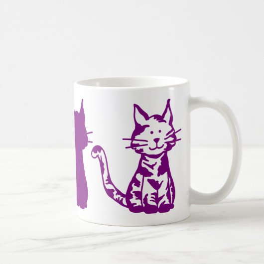 Mug Chats Violets (Droite)