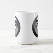 Mug 🐱 Chats Yin Yang Noirs Et Blancs Cadeau (Centre)